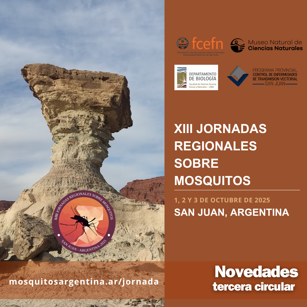 tercera circular XII Jornadas Regionales sobre Mosquitos San Juan 2025